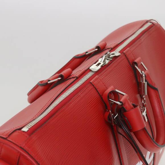 LOUIS VUITTON Epi Supreme Keepall Bandouliere 45 Bag Red M53419 - Picture 14 of 16